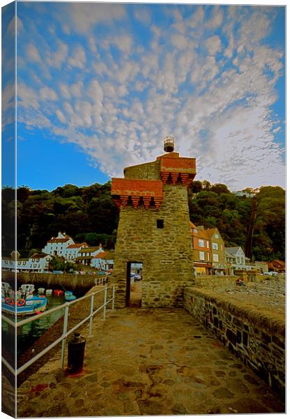 The Rhenish Tower, Lynmouth Canvas Print by graham young