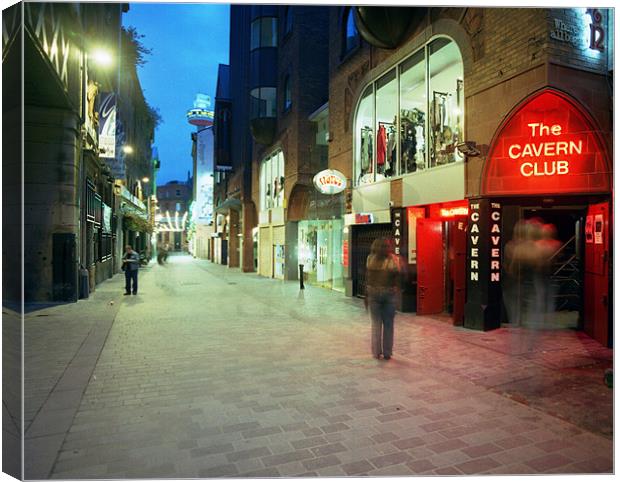 The Cavern Club, Liverpool Canvas Print by graham young