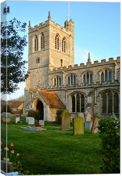The Church at Wingrave Canvas Print by graham young