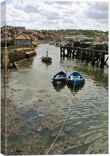 Fishing Boats at Whitby Canvas Print by graham young