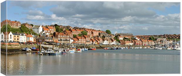 East Whitby Panoramic Canvas Print by graham young