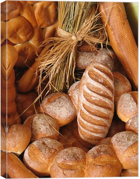 Bread display Canvas Print by youssouf cader