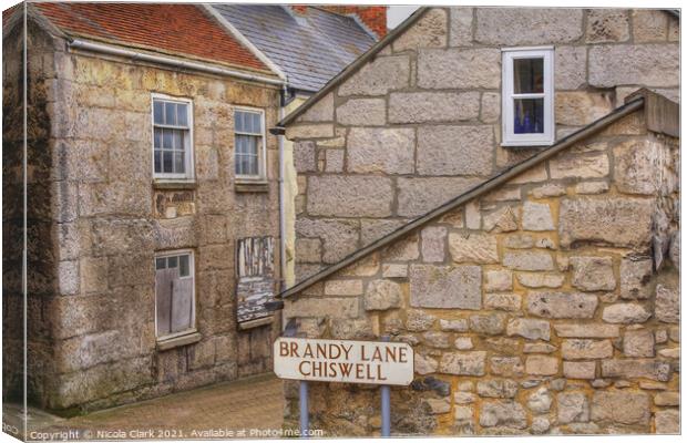 Rustic Charm in Brandy Lane Canvas Print by Nicola Clark