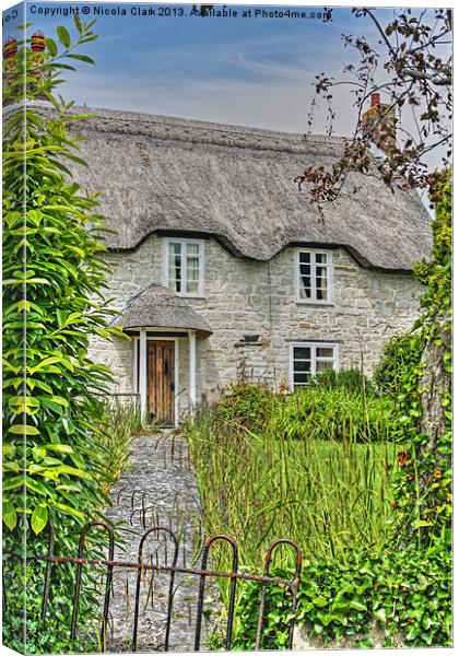 Up The Garden Path Canvas Print by Nicola Clark