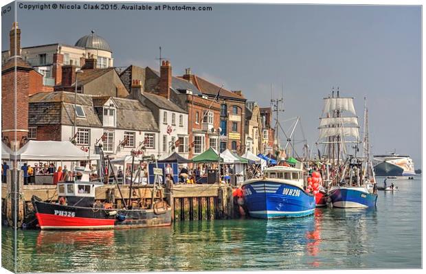 The Quay Canvas Print by Nicola Clark