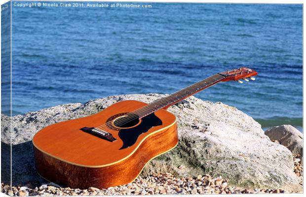 Serenade by the Sea Canvas Print by Nicola Clark