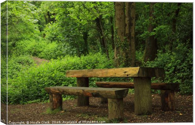 Lets Rest Here Canvas Print by Nicola Clark