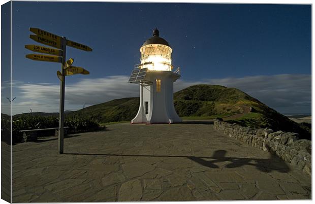 Cape Reinga Lighthouse, North Island, New Zealand Canvas Print by Michael Treloar