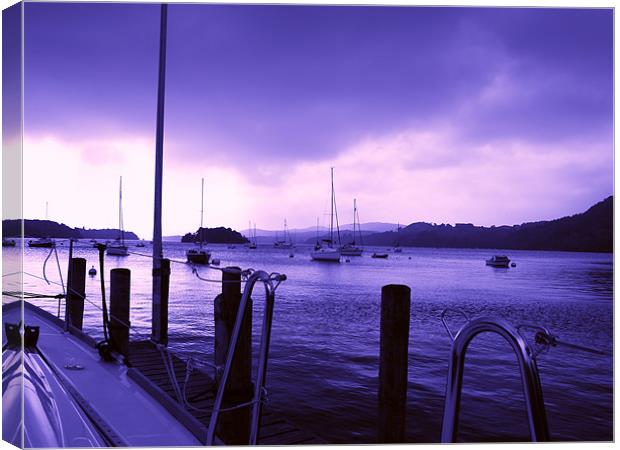 Windermere at Dusk Canvas Print by William Coulthard