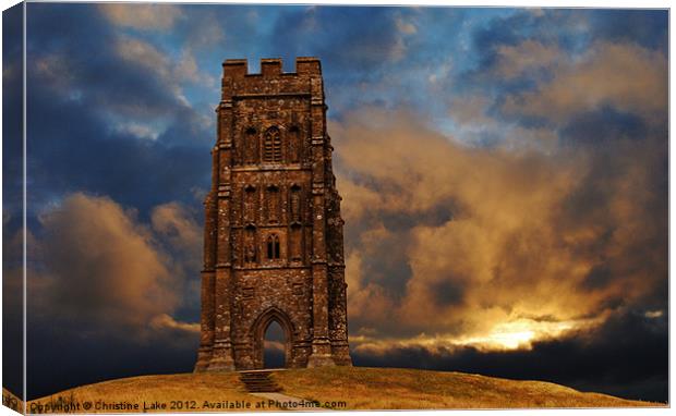 Magic of the Tor Canvas Print by Christine Lake