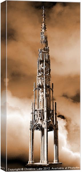 Bristol High Cross Canvas Print by Christine Lake