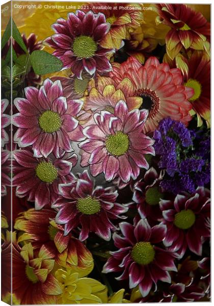 Floral Delight Canvas Print by Christine Lake