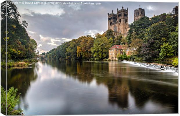 Durham Cathedral Canvas Print by David Lewins (LRPS)