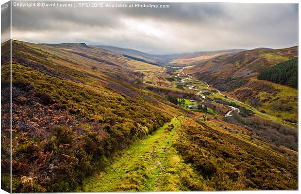 Harthope Valley Canvas Print by David Lewins (LRPS)