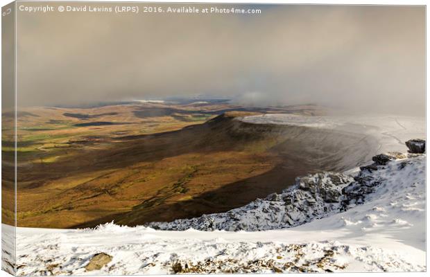 Ribblehead View Canvas Print by David Lewins (LRPS)