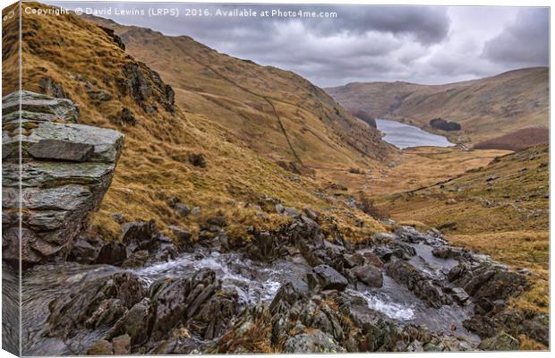 Haweswater Canvas Print by David Lewins (LRPS)