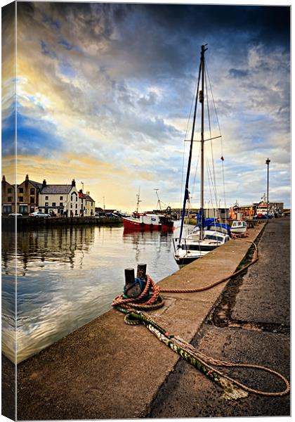 Eyemouth Harbour Canvas Print by David Lewins (LRPS)
