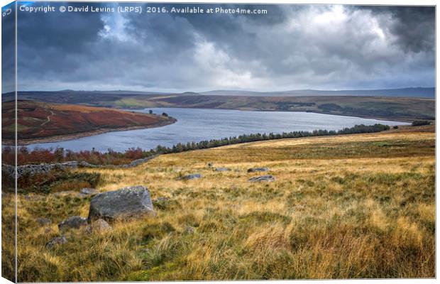 Grimwith Reservoir Canvas Print by David Lewins (LRPS)