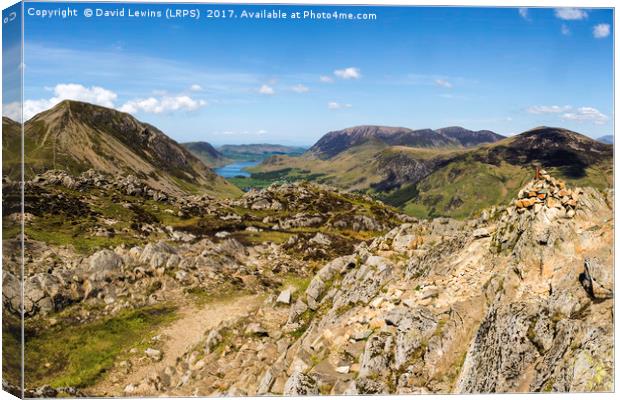 Crummockwater Canvas Print by David Lewins (LRPS)