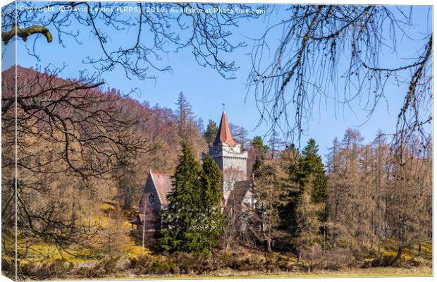 Crathie Kirk Canvas Print by David Lewins (LRPS)