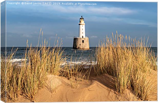 Rattray Lighthouse Canvas Print by David Lewins (LRPS)
