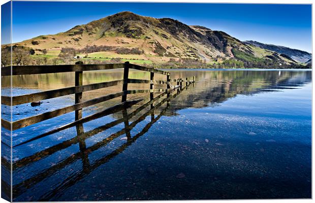 Buttermere Fell, Cumbria Canvas Print by David Lewins (LRPS)
