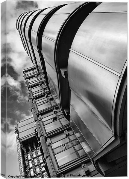 Lloyd's Building, London Canvas Print by Dave Turner