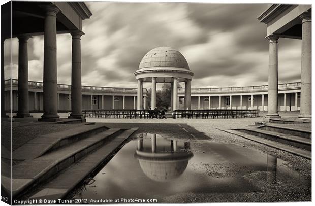 Eaton Park Bandstand, Norwich Canvas Print by Dave Turner
