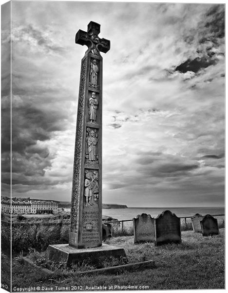 The Cross, Whitby, North Yorkshire Canvas Print by Dave Turner