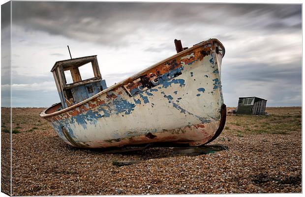 The Trawler, Dungeness Canvas Print by Dave Turner