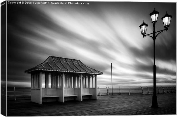 Last Light at Cromer, Norfolk Canvas Print by Dave Turner