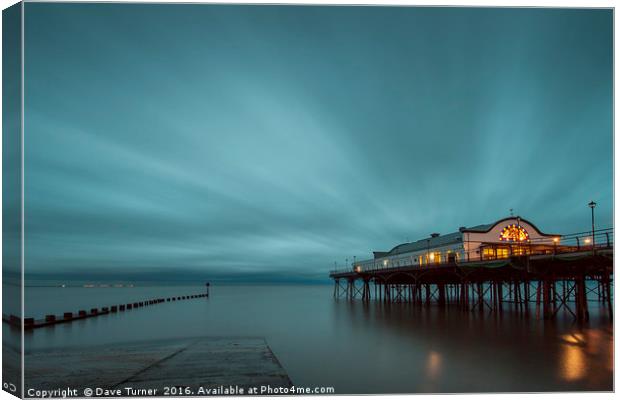 Cleethorpes Pier, Lincolnshire Canvas Print by Dave Turner