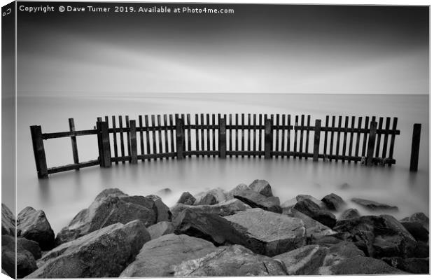 Southwold Jetty, Suffolk Canvas Print by Dave Turner