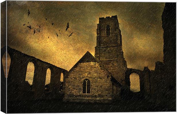 Covehithe Church, Suffolk Canvas Print by Dave Turner