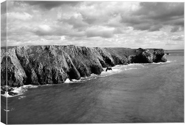 CastleMartin South Peninsula Canvas Print by paulette hurley