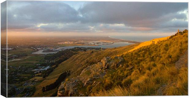 Christchurch Sunset Canvas Print by Gill Allcock