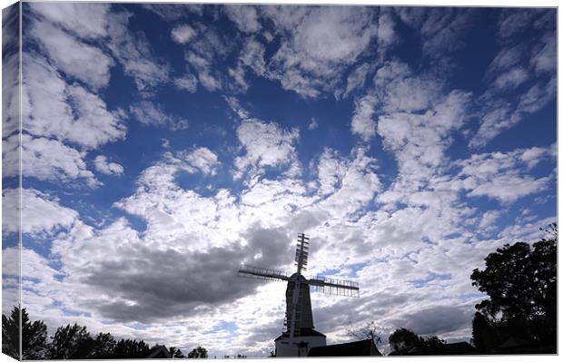 old mill Canvas Print by lucy dawson