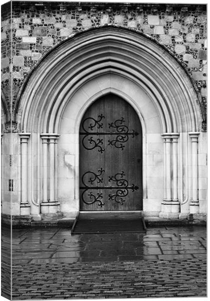 The Great Hall Door Canvas Print by Donna Collett