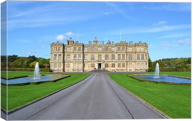 Longleat House Canvas Print by Donna Collett