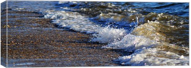 Crash of Waves Canvas Print by Donna Collett