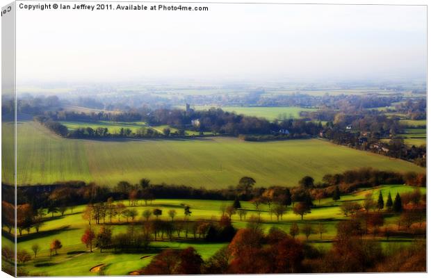 Autumn Shadows Canvas Print by Ian Jeffrey