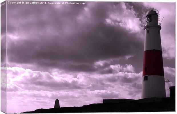 Under A Magenta Sky. Canvas Print by Ian Jeffrey