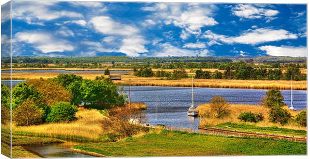 Horsey Mere Canvas Print by Ian Jeffrey