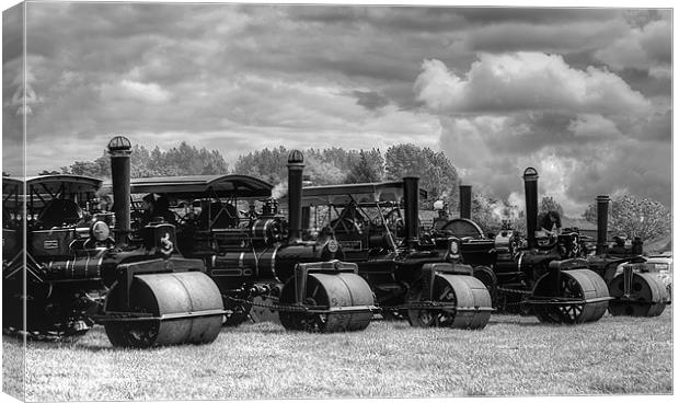 Steam Rollers Canvas Print by Ian Jeffrey