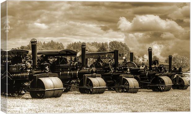 Steam Rollers 2 Canvas Print by Ian Jeffrey