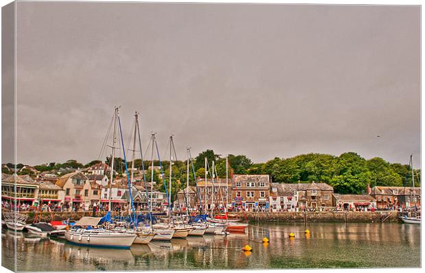 Padstow Harbour Canvas Print by Dawn Cox