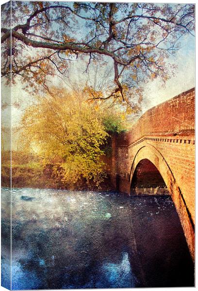 Bridge over troubled water Canvas Print by Dawn Cox