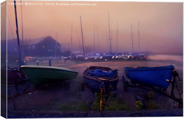 Three in  Row Canvas Print by Dawn Cox