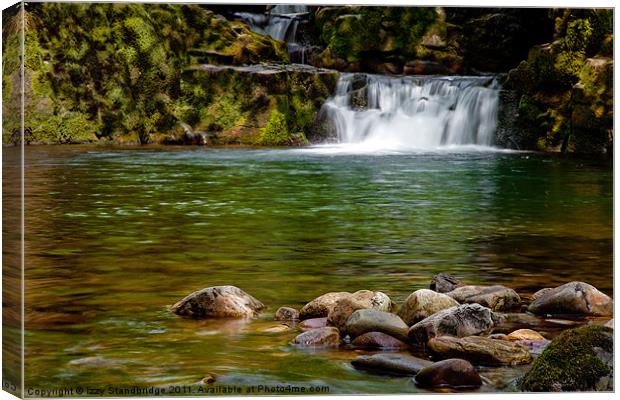 Beacon Falls Canvas Print by Izzy Standbridge