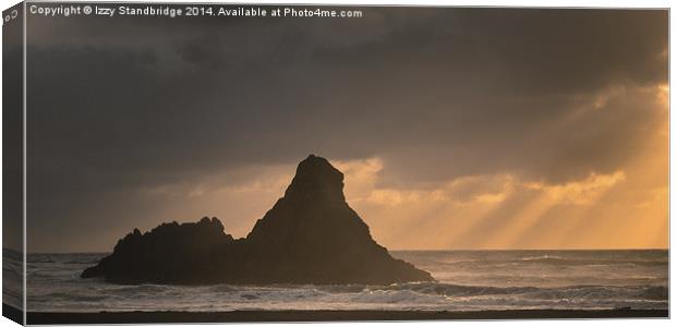 Rocks and sunbeams Canvas Print by Izzy Standbridge